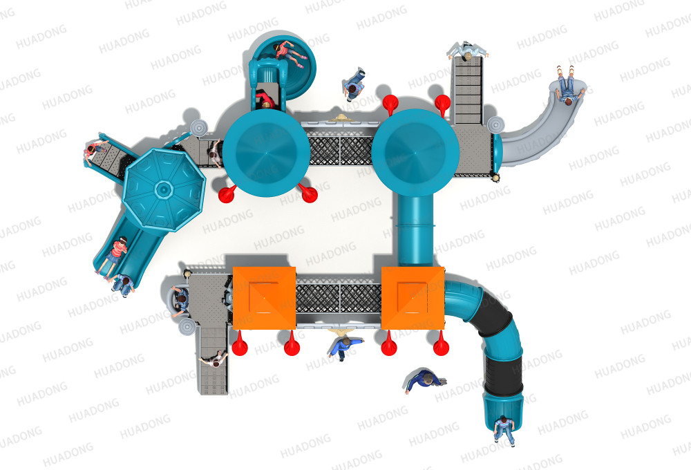 ヨーロッパと韓国の城屋外遊び場子供用スライド HD-HOH003-21082